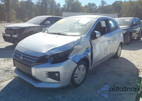 2022 Mitsubishi Mirage Es z USA, uszkodzony, nr VIN ML32AUHJ3NH000824